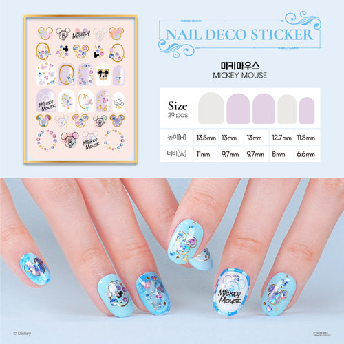DGEL DISNEY_NAIL DECO JEWELY STICKER - Ảnh 9