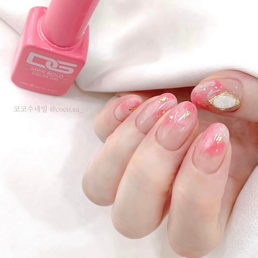 Ý nghĩa của những mẫu nail màu hồng thạch
